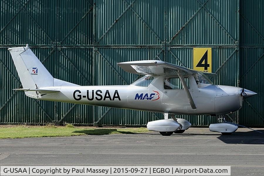 G-USAA, 1967 Reims Cessna F150G C/N 0188, Resident @ Wolverhampton (Halfpenny Green). ex:-G-OIDW,N70163, D-EGTI(2).