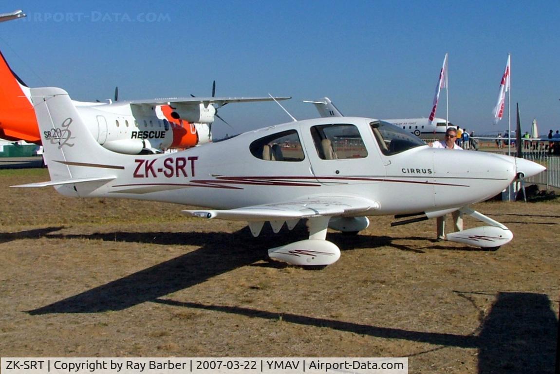 ZK-SRT, 2004 Cirrus SR20 G2 C/N 1441, Cirrus Design SR-20G2 [1441] Avalon~VH 22/03/2007