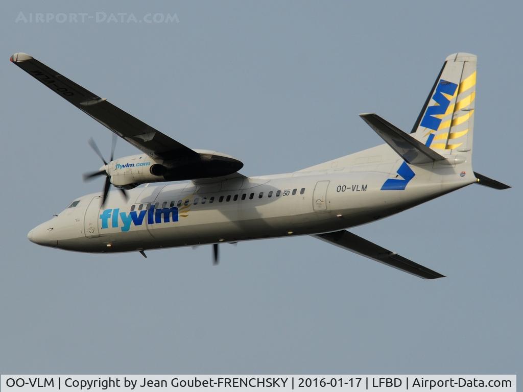 OO-VLM, 1988 Fokker 50 C/N 20135, VG958 take off 23 to Exeter, Ospreys charter rugby  team