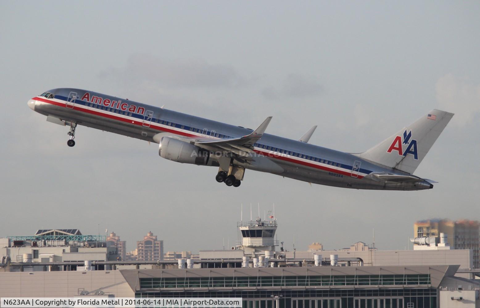 N623AA, 1990 Boeing 757-223 C/N 24581, American