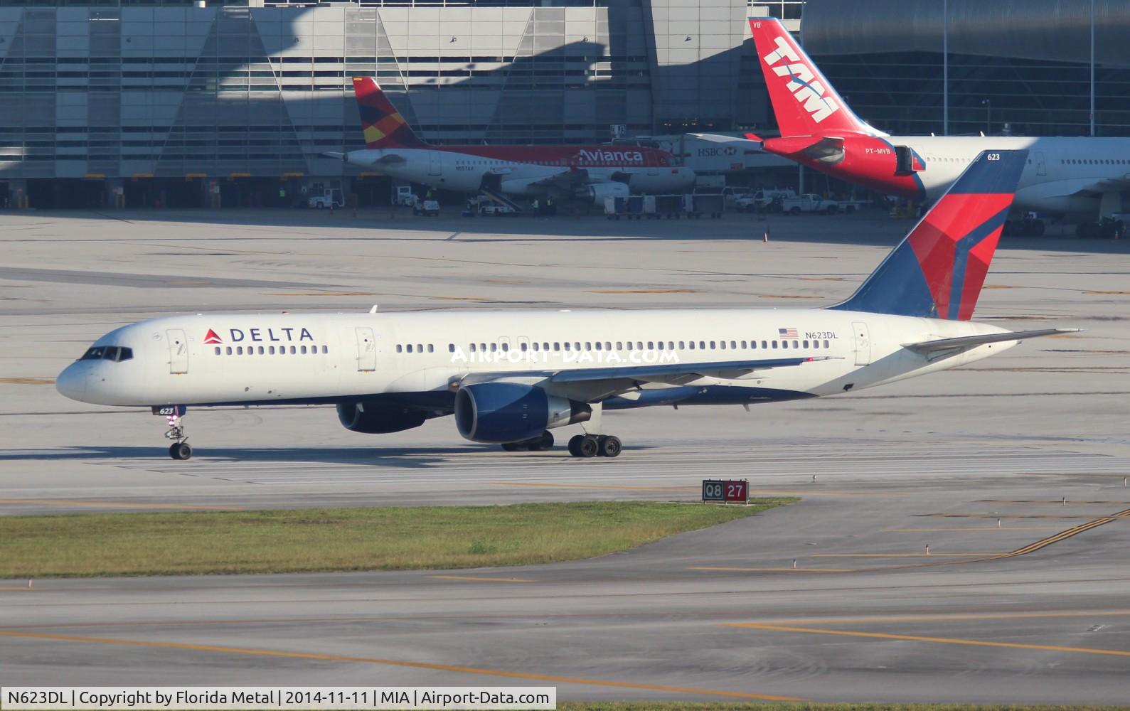 N623DL, 1987 Boeing 757-232 C/N 22913, Delta