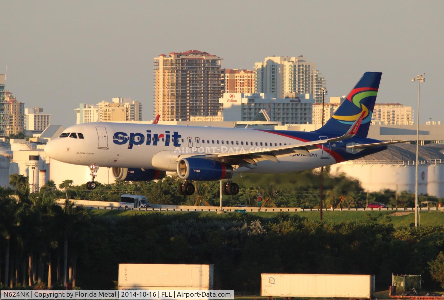 N624NK, 2013 Airbus A320-232 C/N 5880, Spirit