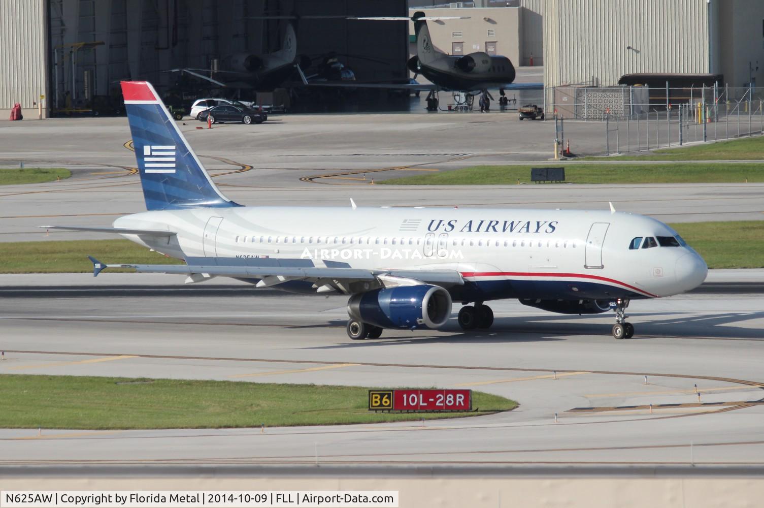 N625AW, 1989 Airbus A320-231 C/N 064, US Airways