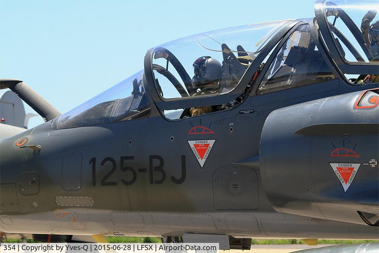 354, Dassault Mirage 2000N C/N 319, Dassault Mirage 2000N (125-BJ), Close view of cockpit, Luxeuil-Saint Sauveur Air Base 116 (LFSX) Open day 2015