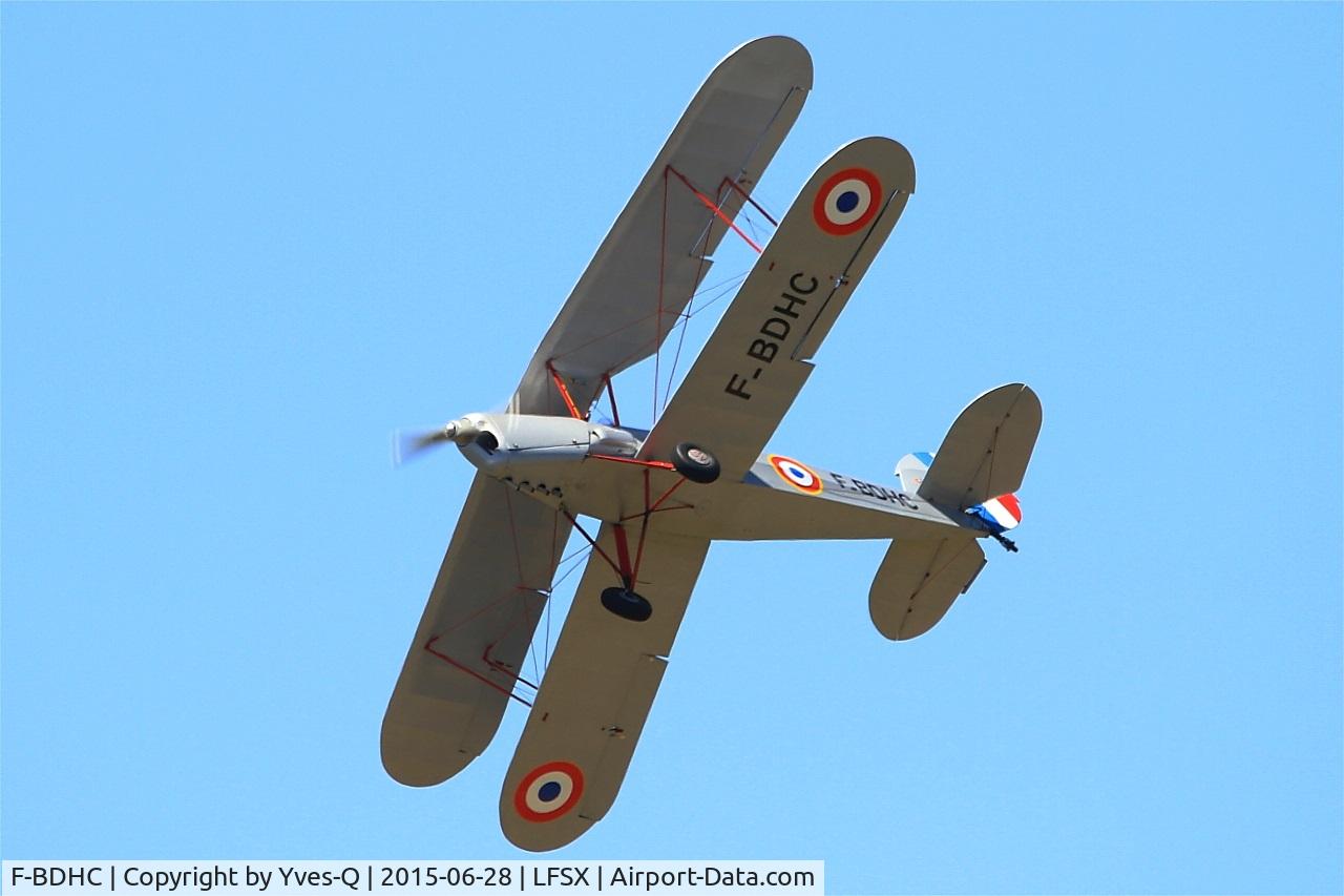F-BDHC, Stampe-Vertongen SV-4A C/N 1125, Stampe SV-4A, On display, Luxeuil-St Sauveur Air Base 116 (LFSX) Open day 2015