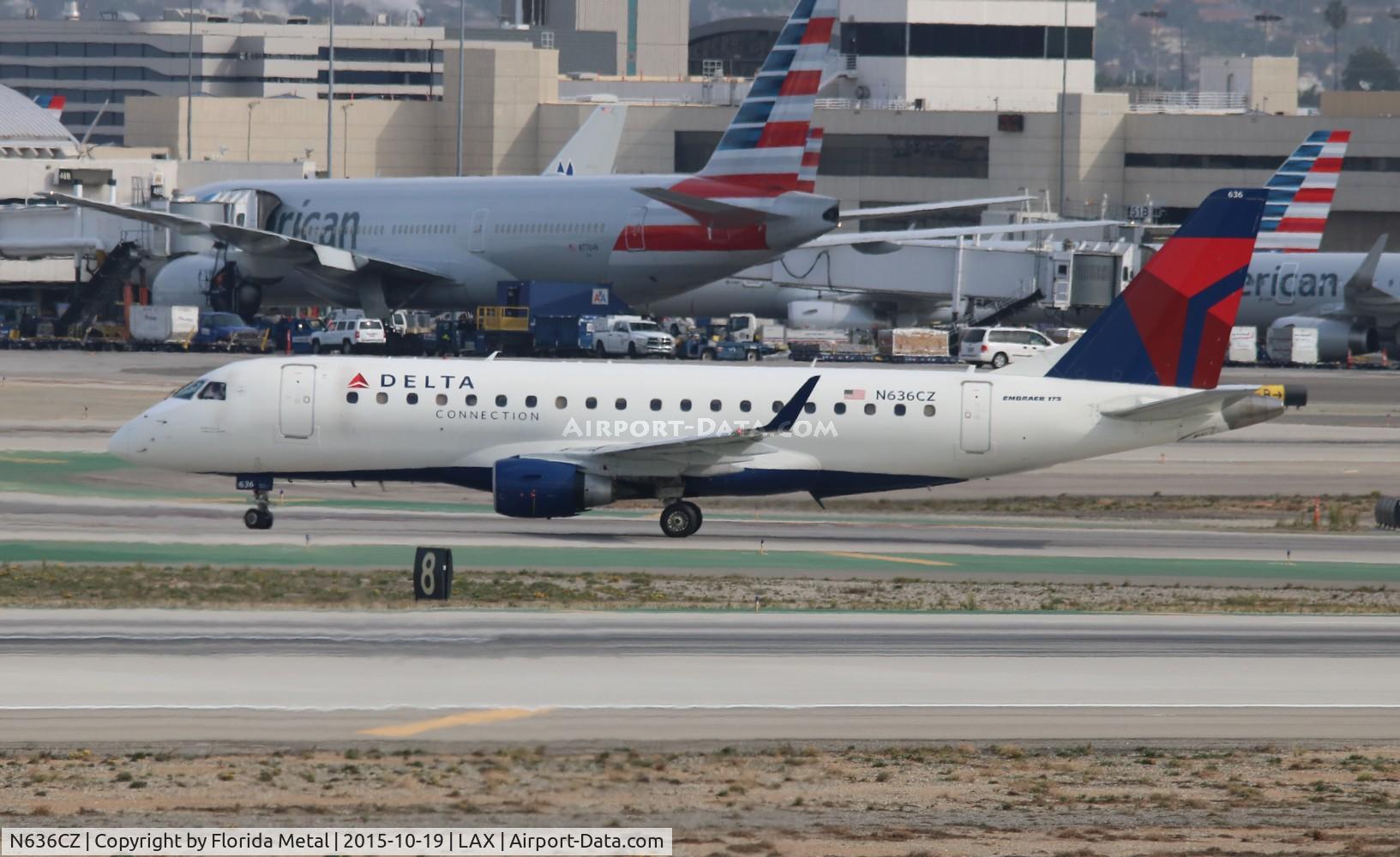 N636CZ, 2008 Embraer 175LR (ERJ-170-200LR) C/N 17000253, Delta Connection