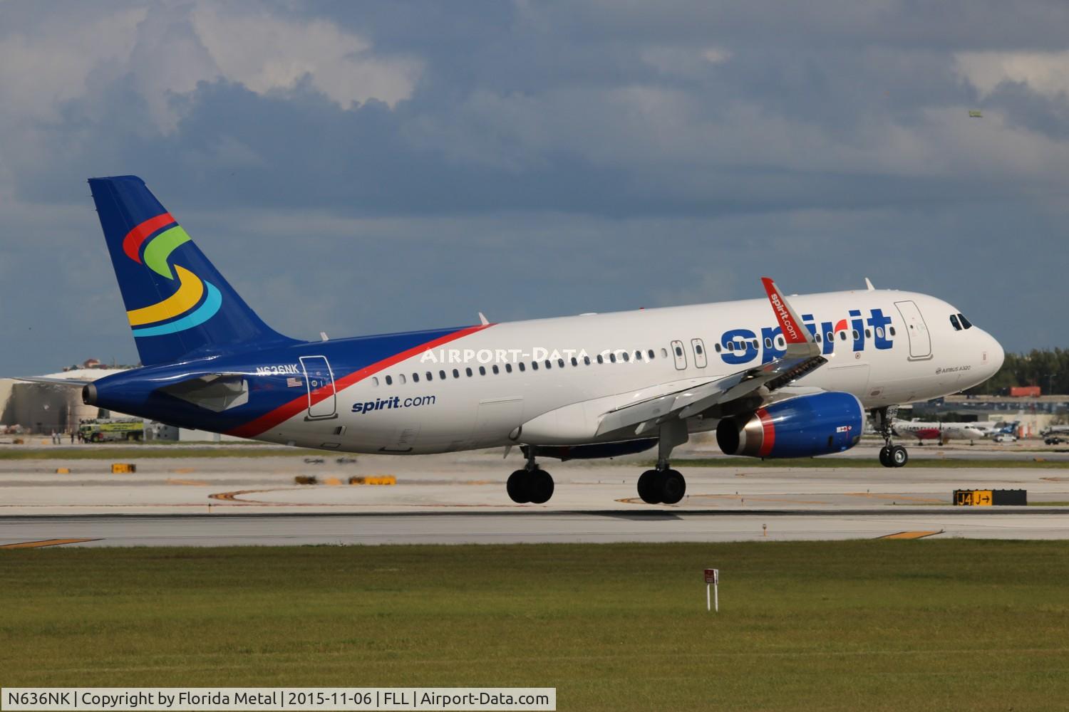 N636NK, 2015 Airbus A320-232 C/N 6424, Spirit