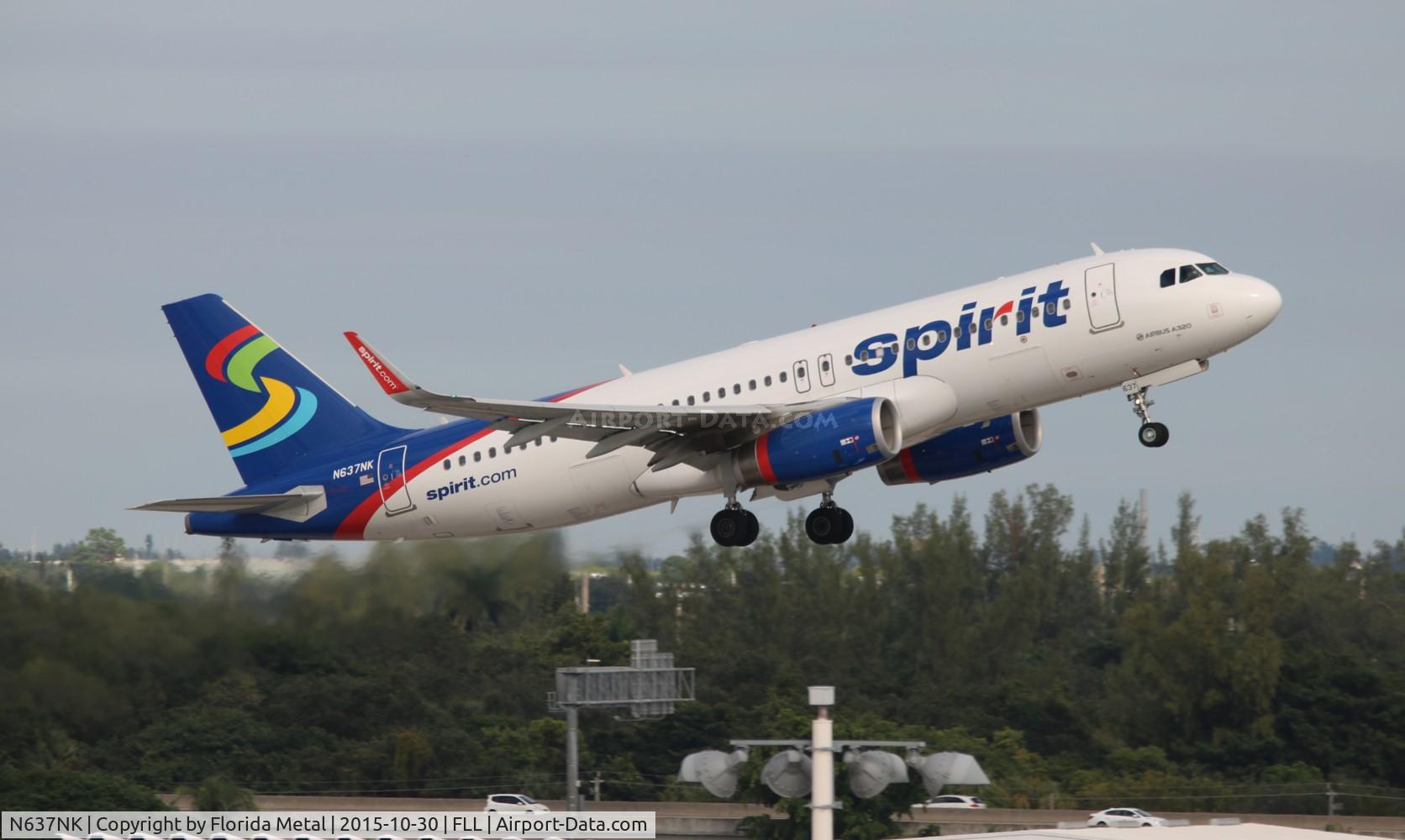 N637NK, 2015 Airbus A320-232 C/N 6436, Spirit
