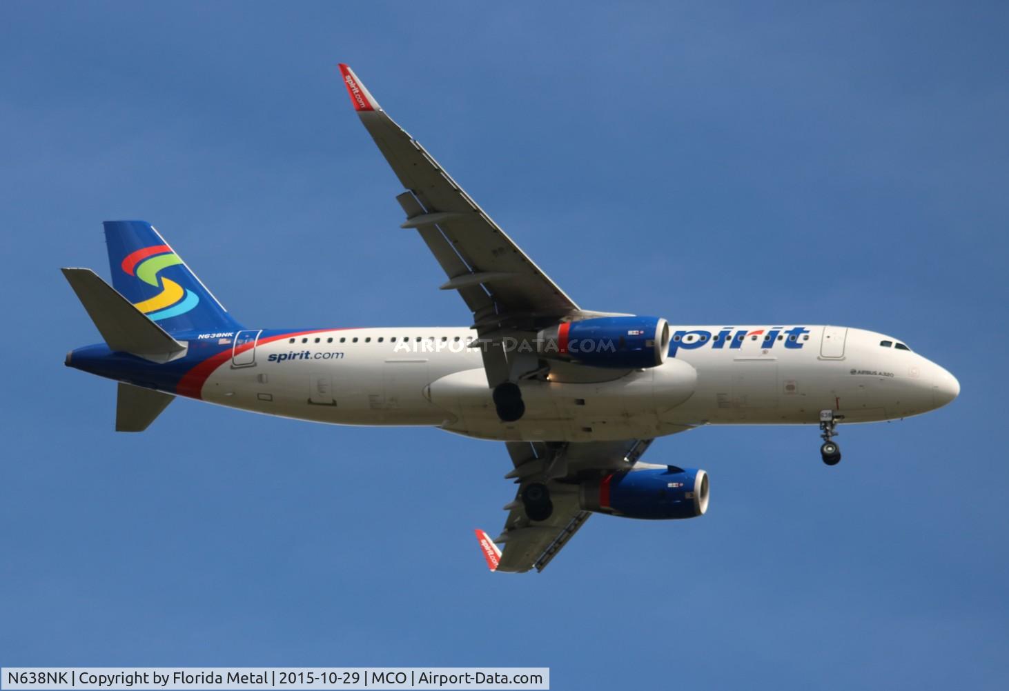 N638NK, 2015 Airbus A320-232 C/N 6463, Spirit