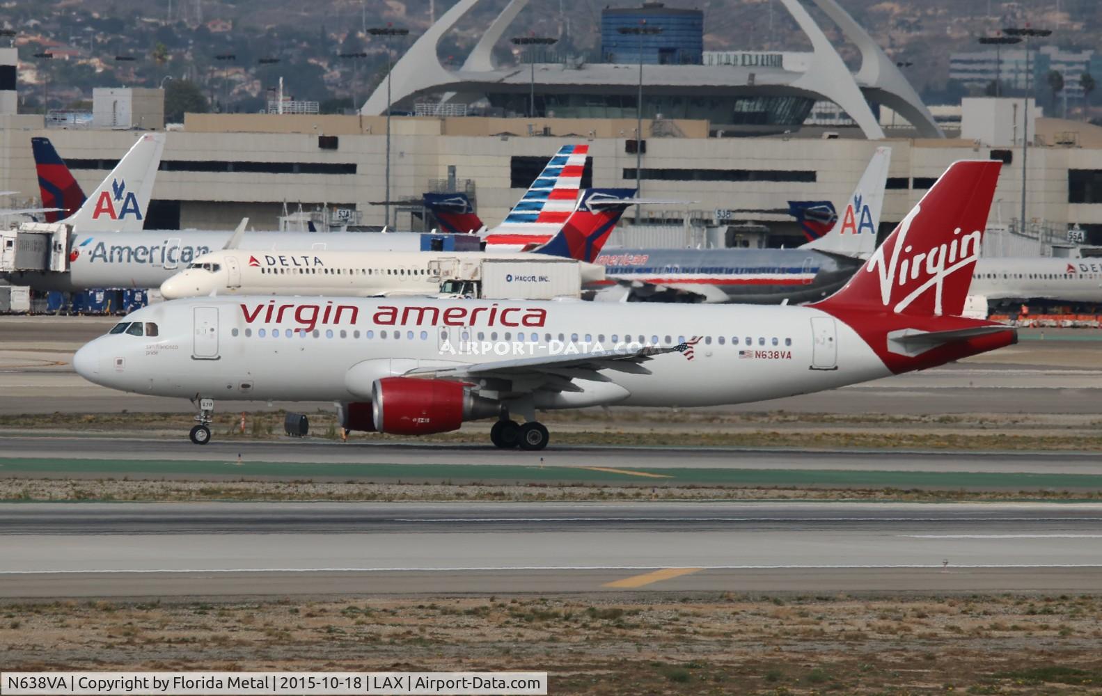 N638VA, 2008 Airbus A320-214 C/N 3503, Virgin America