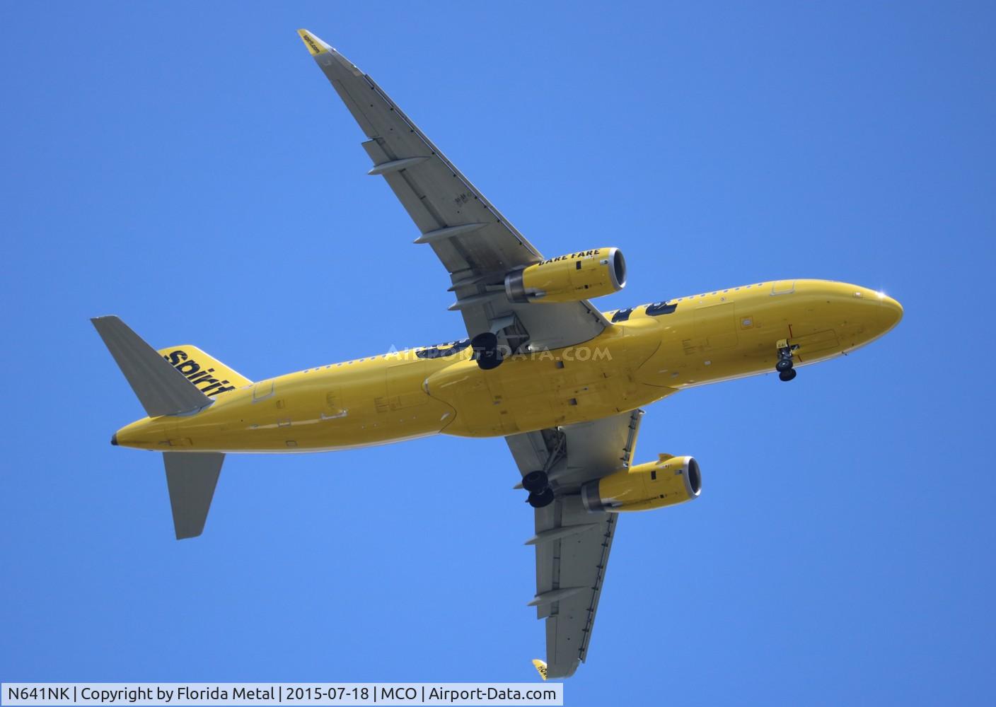 N641NK, 2015 Airbus A320-232 C/N 6566, Spirit