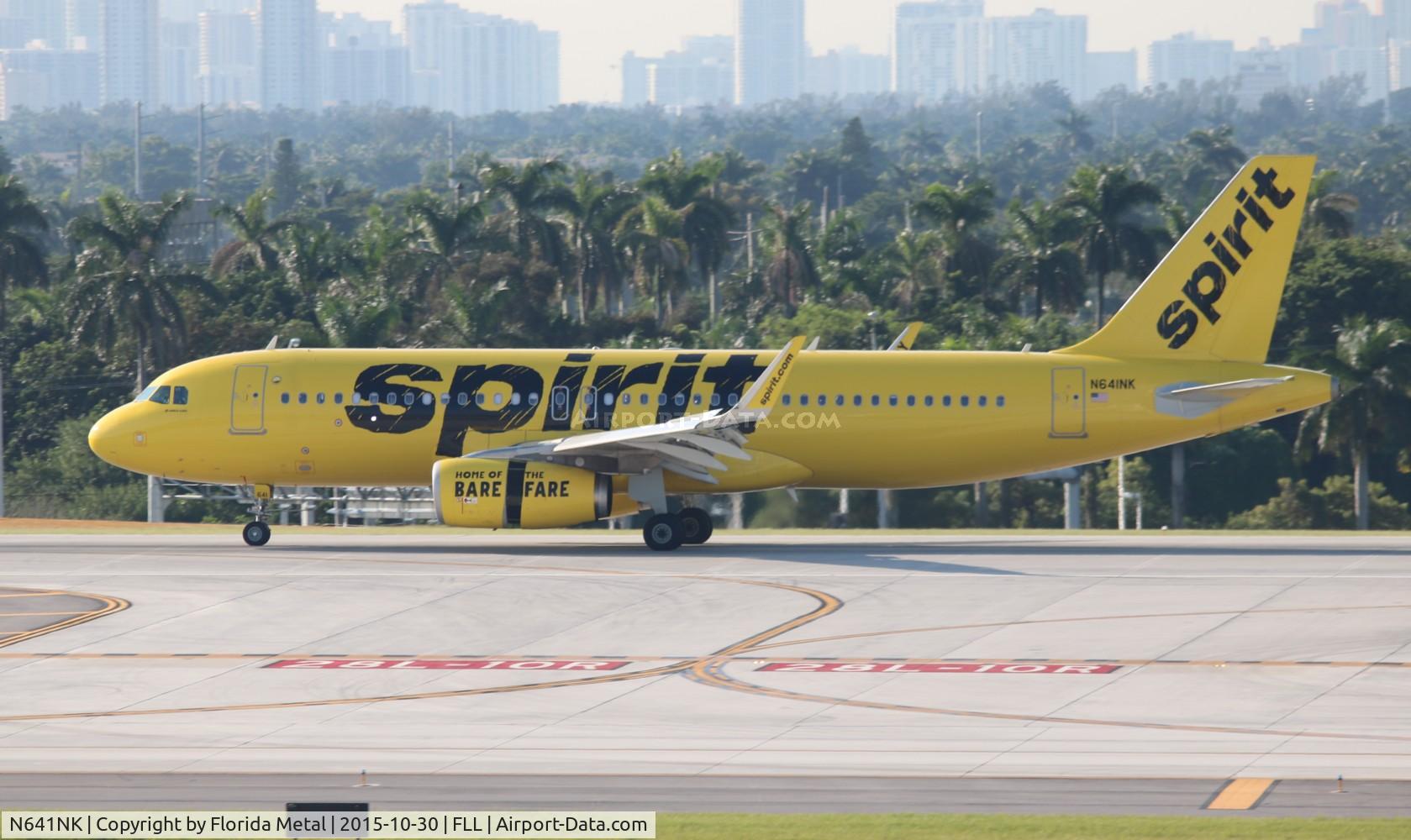 N641NK, 2015 Airbus A320-232 C/N 6566, Spirit