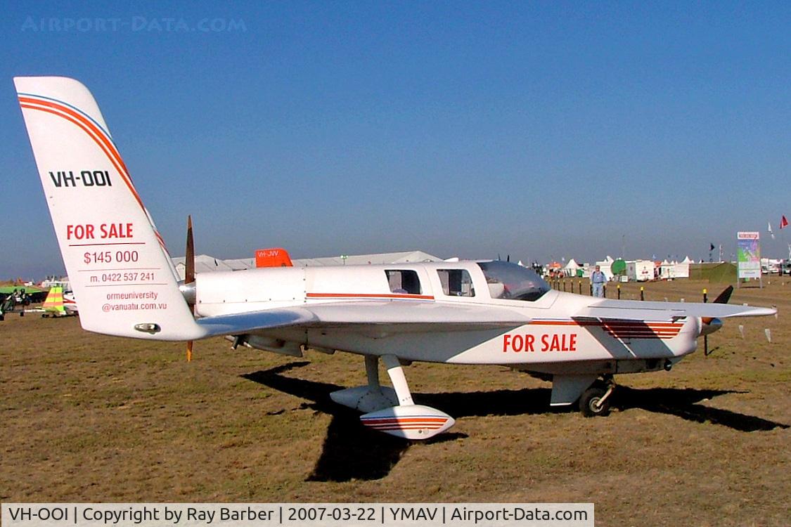 VH-OOI, 1988 Rutan Defiant C/N Q35, Rutan Defiant [Q35] Avalon~VH 22/03/2007