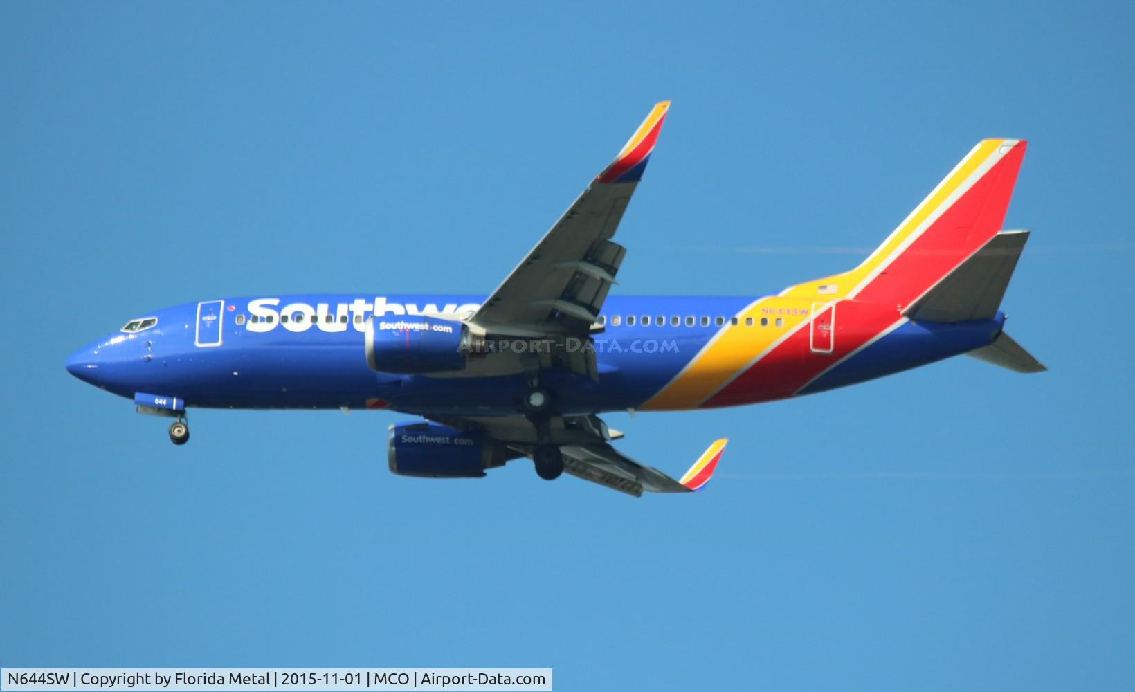 N644SW, 1997 Boeing 737-3H4 C/N 28329, Southwest