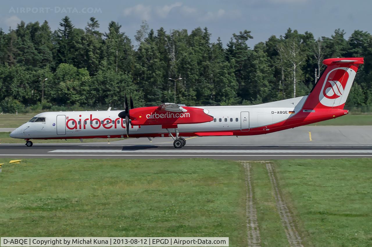D-ABQE, 2009 De Havilland Canada DHC-8-402Q Dash 8 C/N 4239, Lech Walesa Airport , Gdansk , Poland