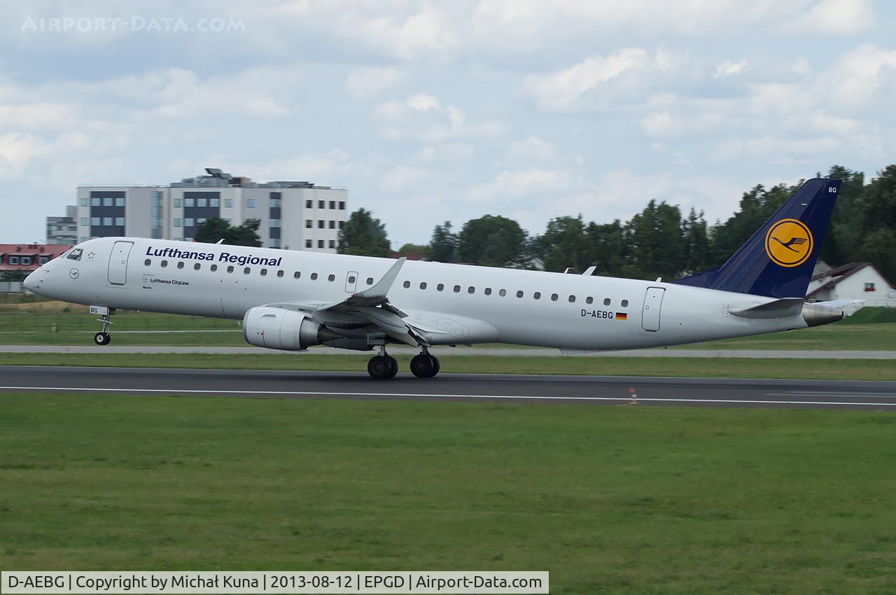 D-AEBG, 2011 Embraer 195LR (ERJ-190-200LR) C/N 19000423, Lech Walesa Airport , Gdansk , Poland