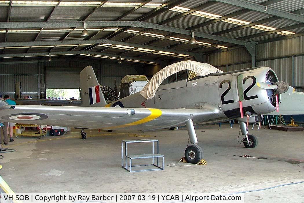 VH-SOB, 1956 Commonwealth CA-25 Winjeel C/N CA25-22, Commonwealth Aircraft CA-25 Winjeel [25-22] Caboolture~VH 19/03/2007