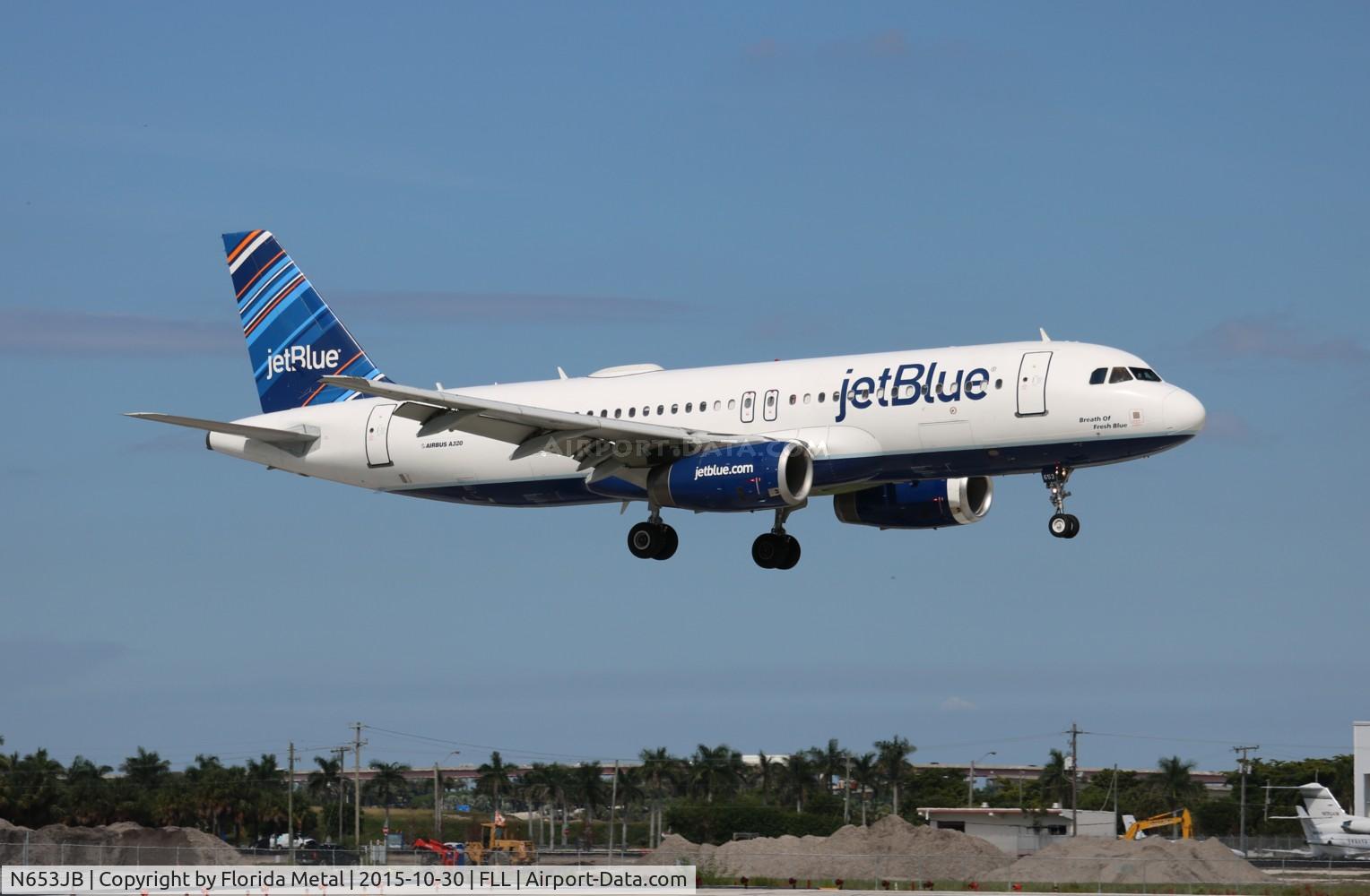 N653JB, 2007 Airbus A320-232 C/N 3039, Jet Blue