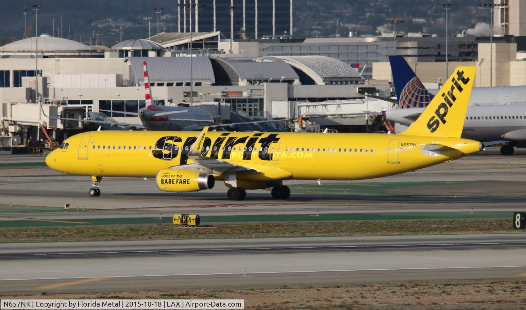 N657NK, 2015 Airbus A321-231 C/N 6672, Spirit