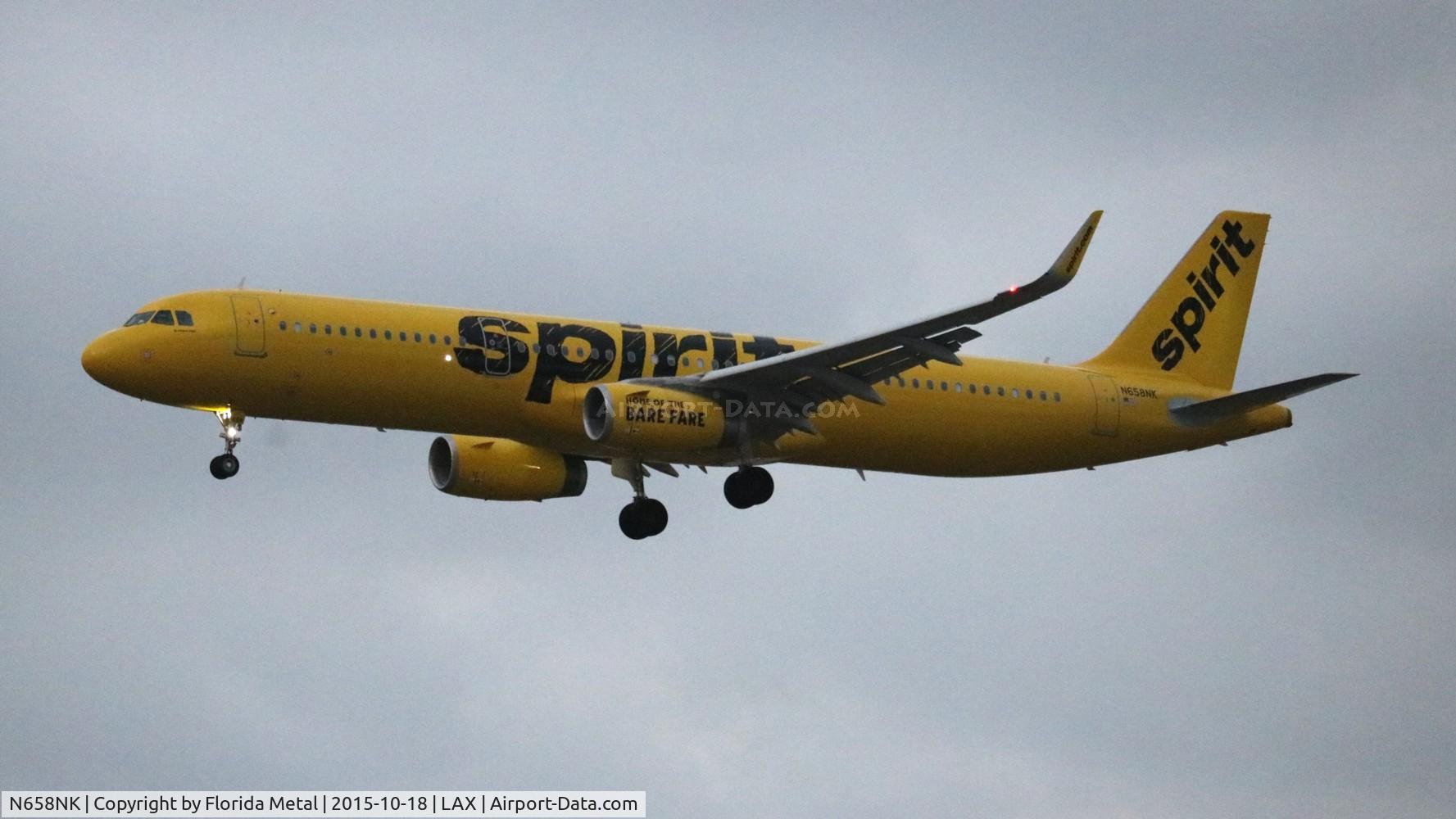 N658NK, 2015 Airbus A321-231 C/N 6736, Spirit
