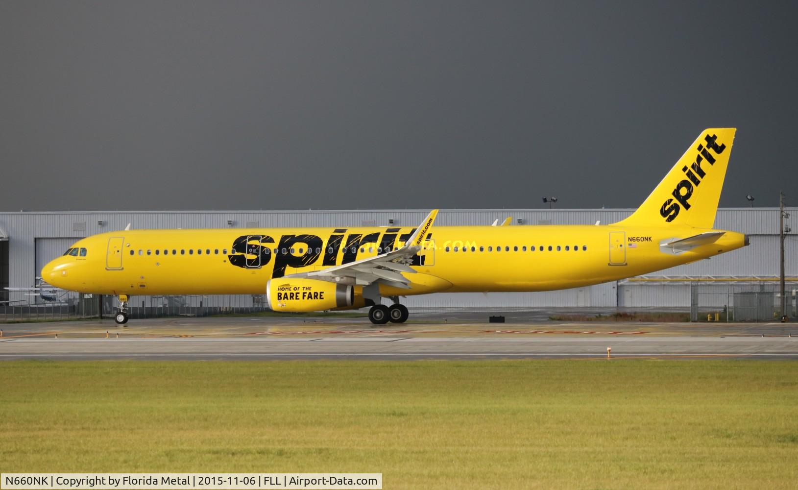 N660NK, 2015 Airbus A321-231 C/N 6804, Spirit
