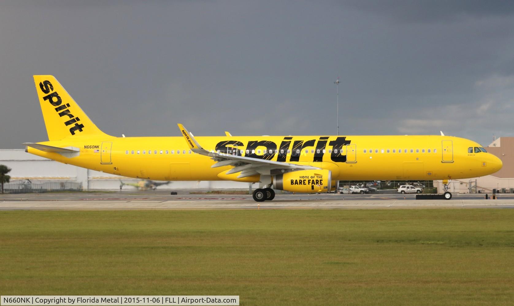 N660NK, 2015 Airbus A321-231 C/N 6804, Spirit