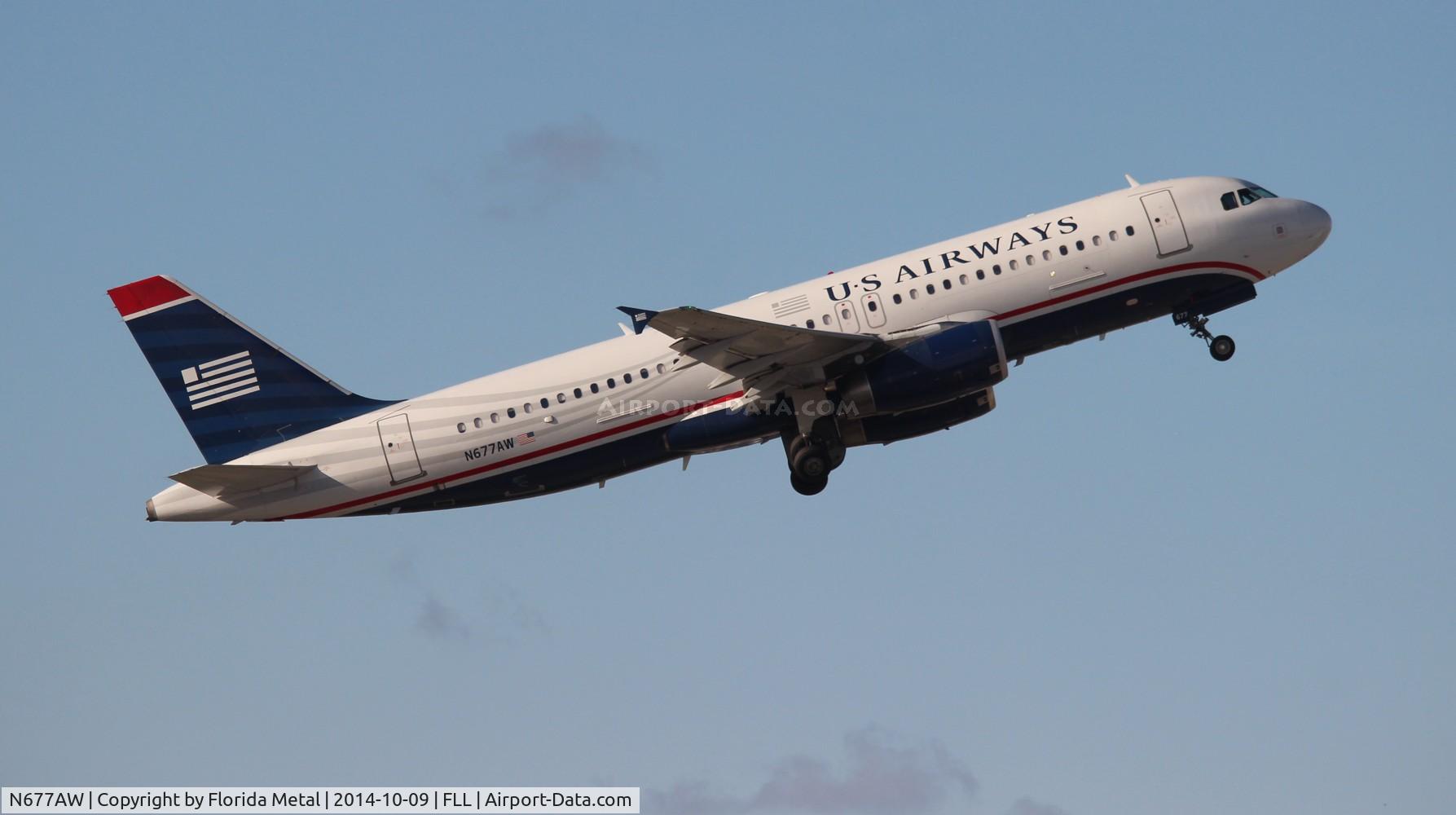 N677AW, 2005 Airbus A320-232 C/N 2430, USAirways