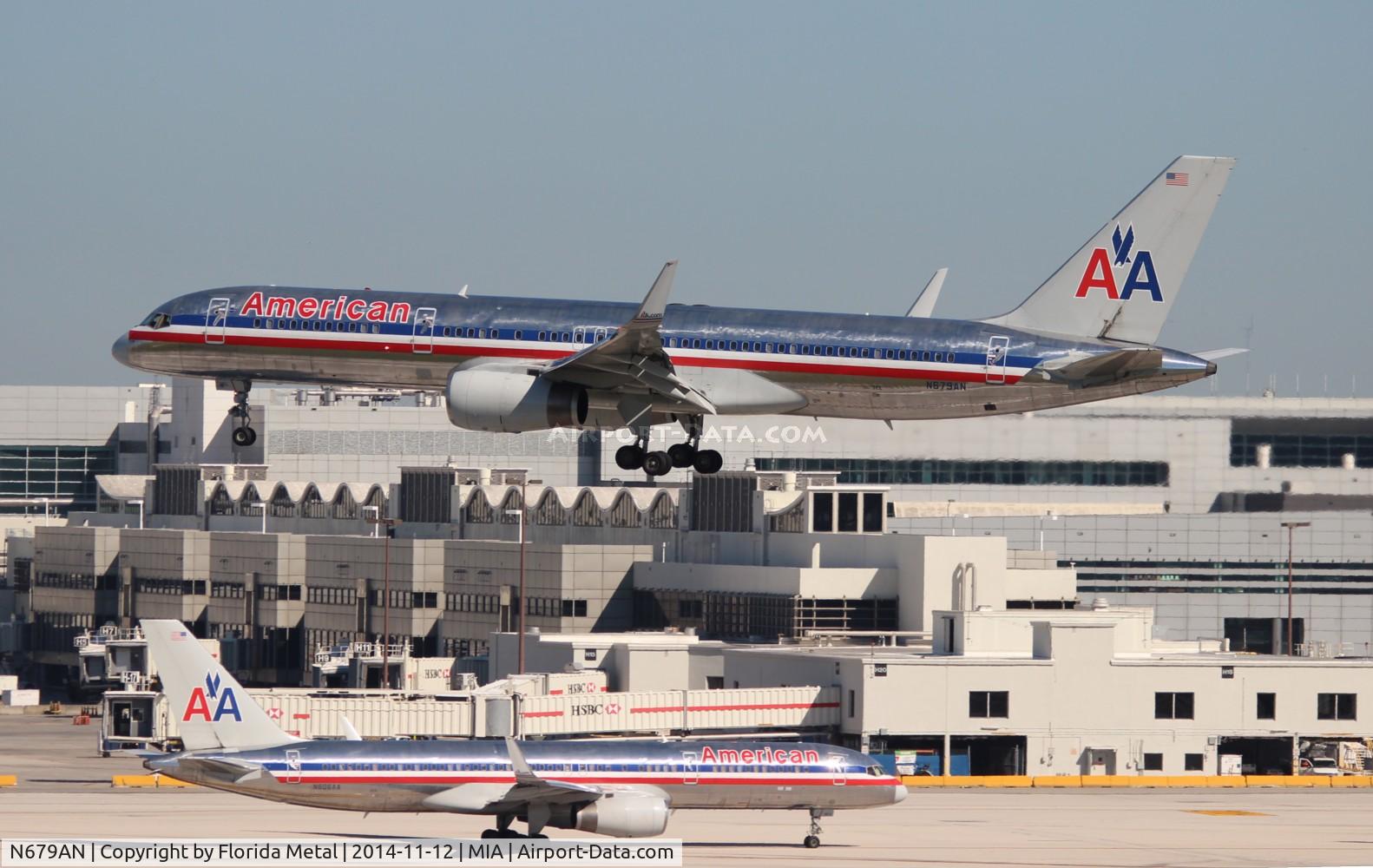 N679AN, 1999 Boeing 757-223F C/N 29589, American