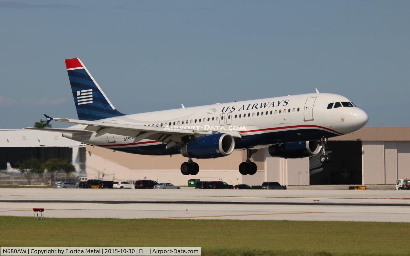 N680AW, 2005 Airbus A320-232 C/N 2630, USAirways