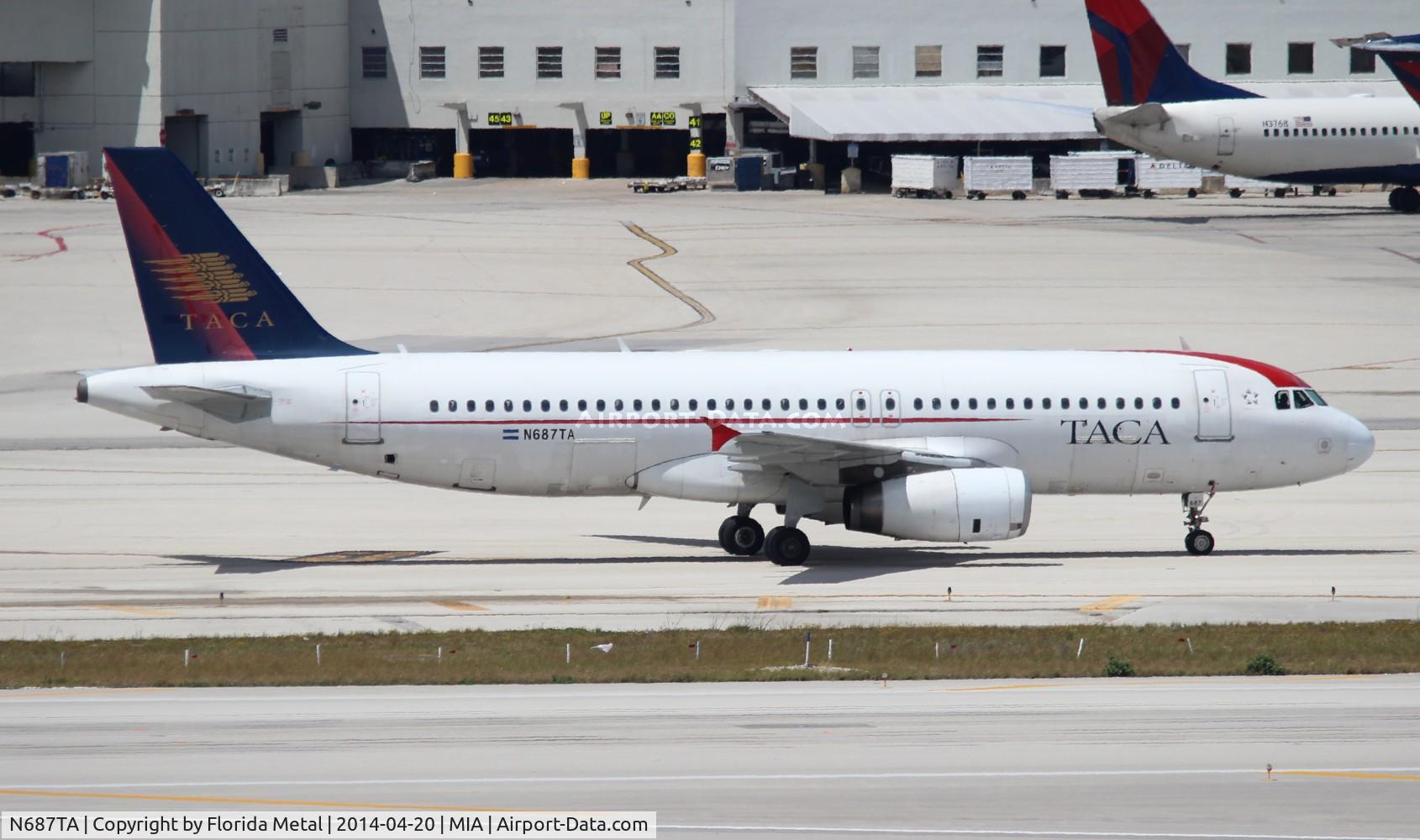 N687TA, 2000 Airbus A320-233 C/N 1334, Taca A320