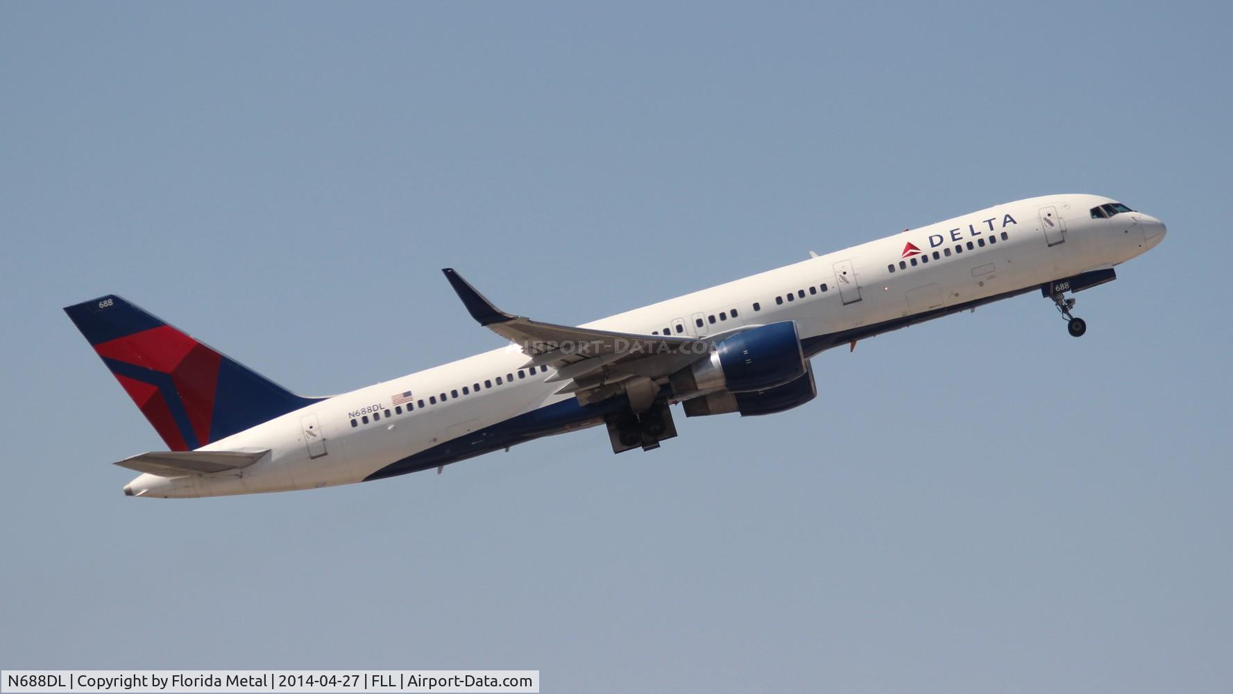 N688DL, 1998 Boeing 757-232 C/N 27587, Delta