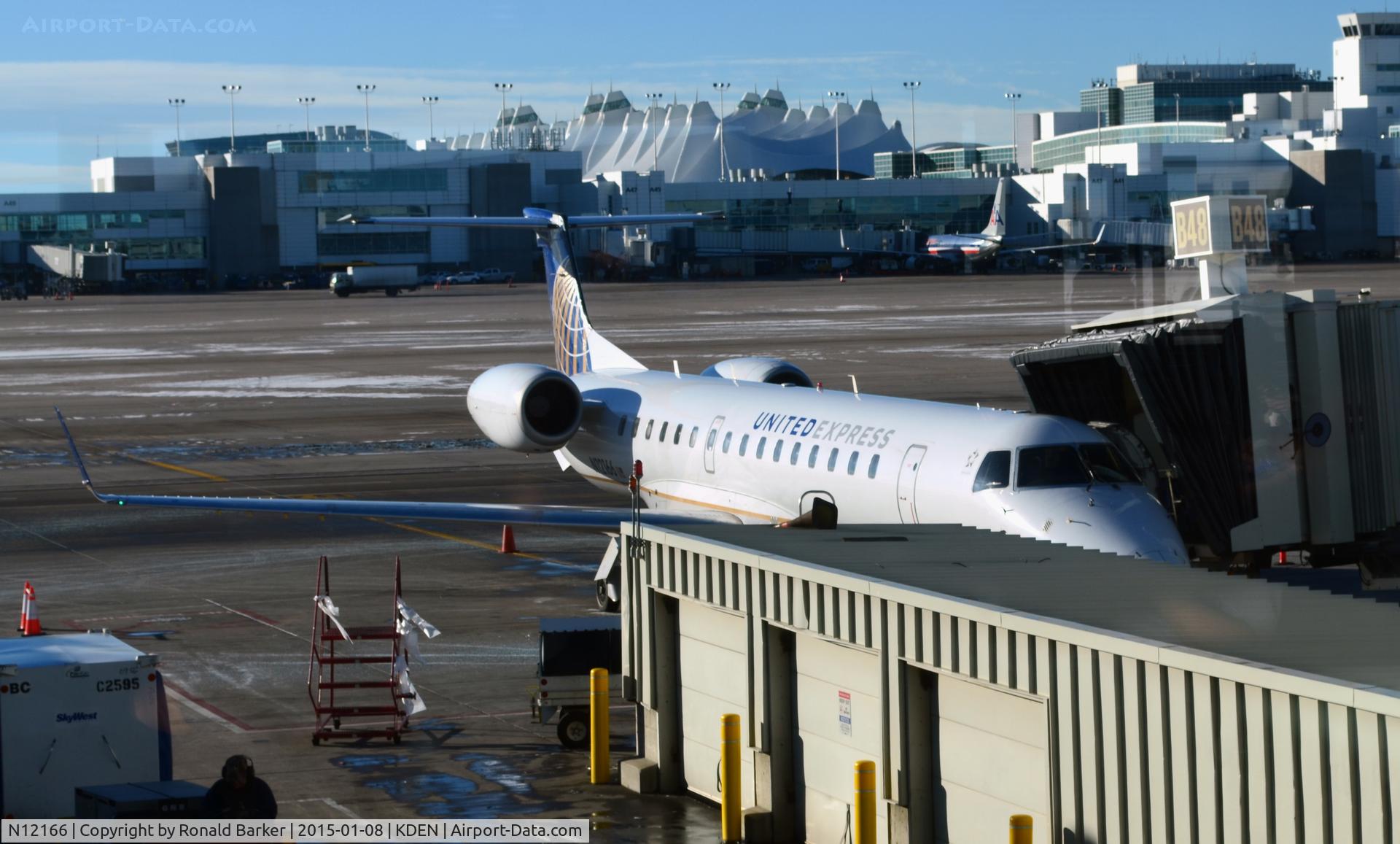 N12166, 2004 Embraer ERJ-145XR (EMB-145XR) C/N 14500831, Gate B48  Denver