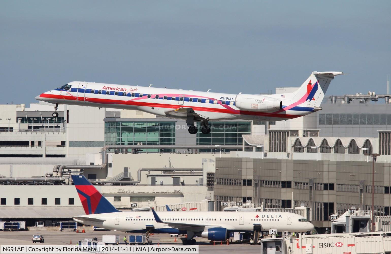N691AE, 2004 Embraer ERJ-145LR (EMB-145LR) C/N 14500860, Eagle