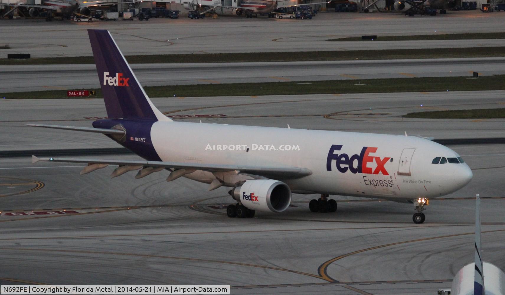 N692FE, 2007 Airbus A300F4-605R C/N 0878, Fed Ex
