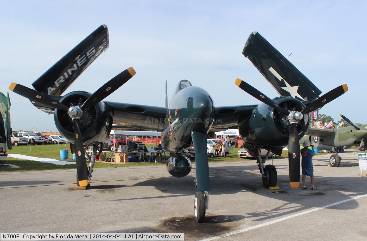 N700F, 1945 Grumman F7F-3 Tigercat C/N C.132, F7F-3 Tiger Cat