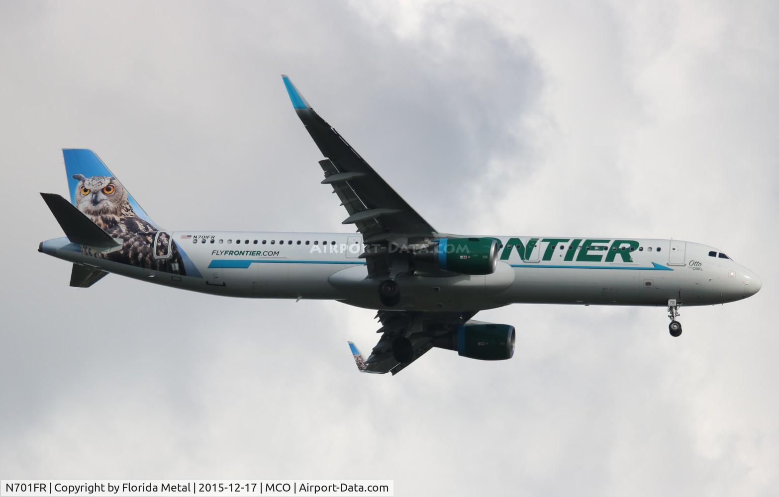 N701FR, 2015 Airbus A321-211 C/N 6793, Otto The Owl