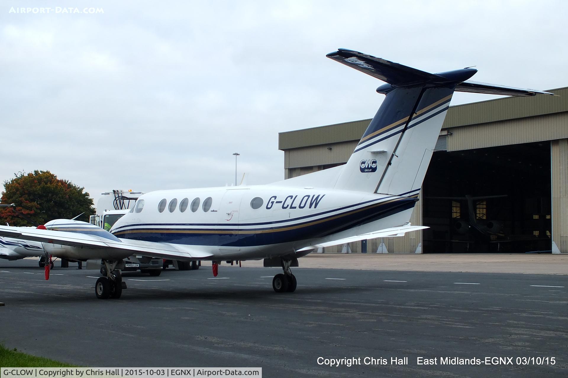 G-CLOW, 1981 Beech 200 Super King Air C/N BB-821, Clowes Estates Ltd