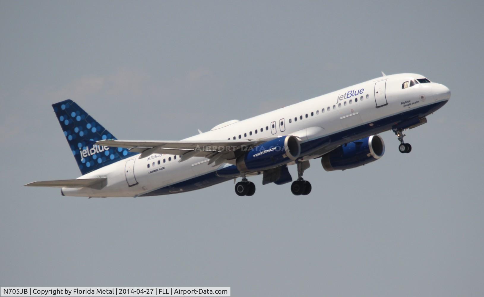 N705JB, 2008 Airbus A320-232 C/N 3416, Jet Blue