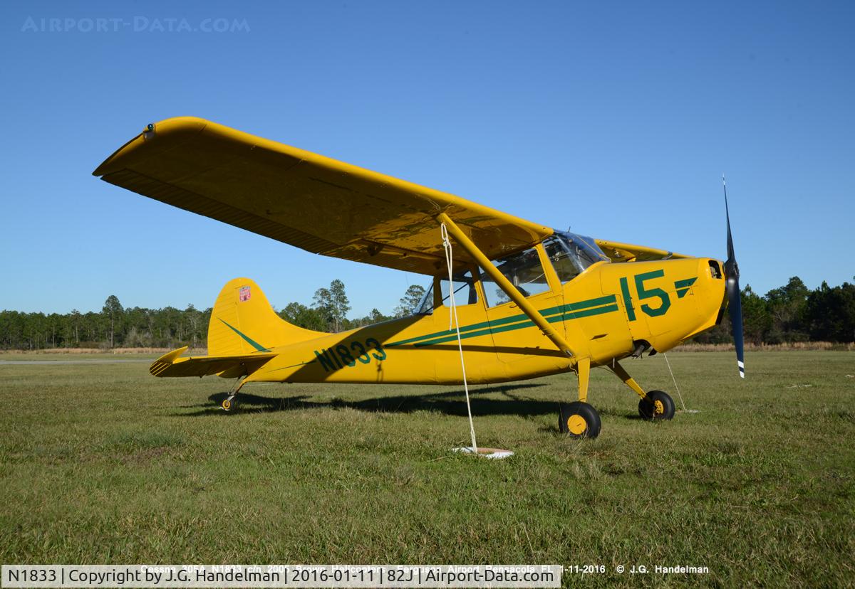 N1833, 1964 Cessna Ector 305A C/N 2005, At Ferguson Airport.