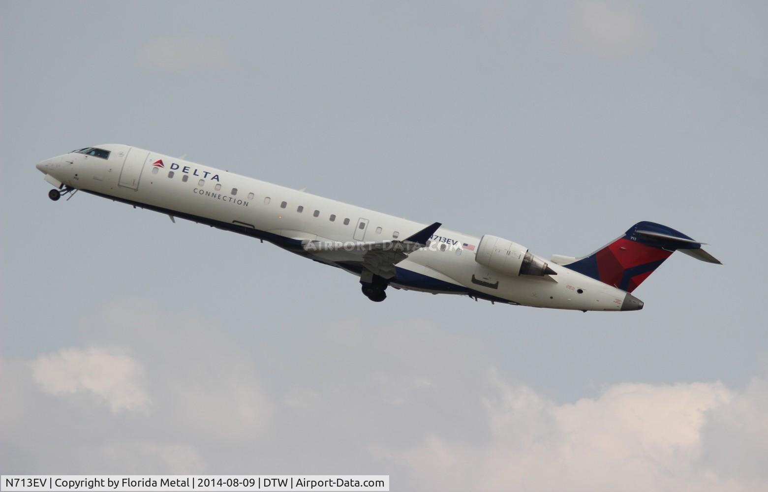 N713EV, 2003 Bombardier CRJ-701 (CL-600-2C10) Regional Jet C/N 10081, Delta CRJ-700