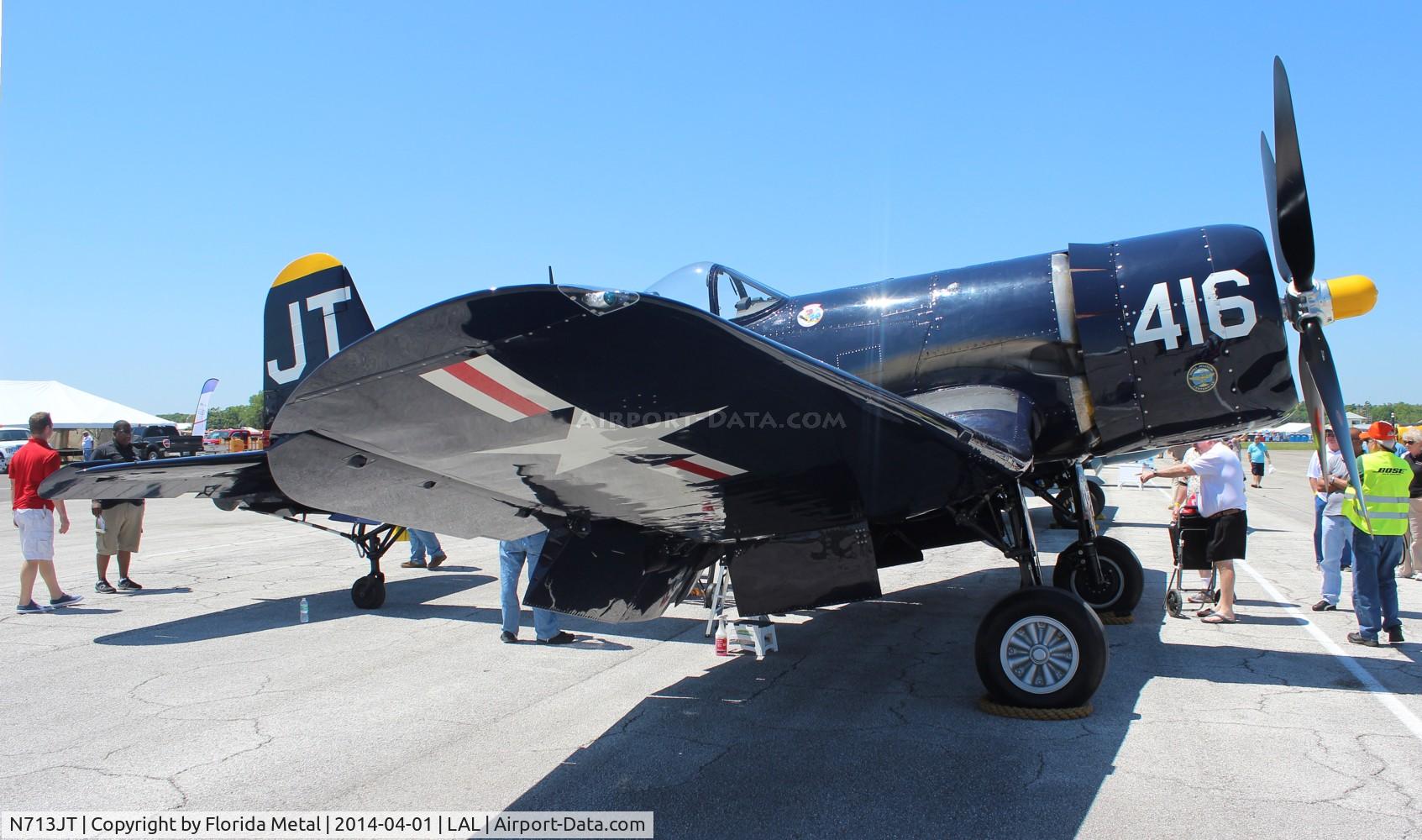 N713JT, 1945 Vought F4U-4B Corsair C/N 97143, F4U Corsair
