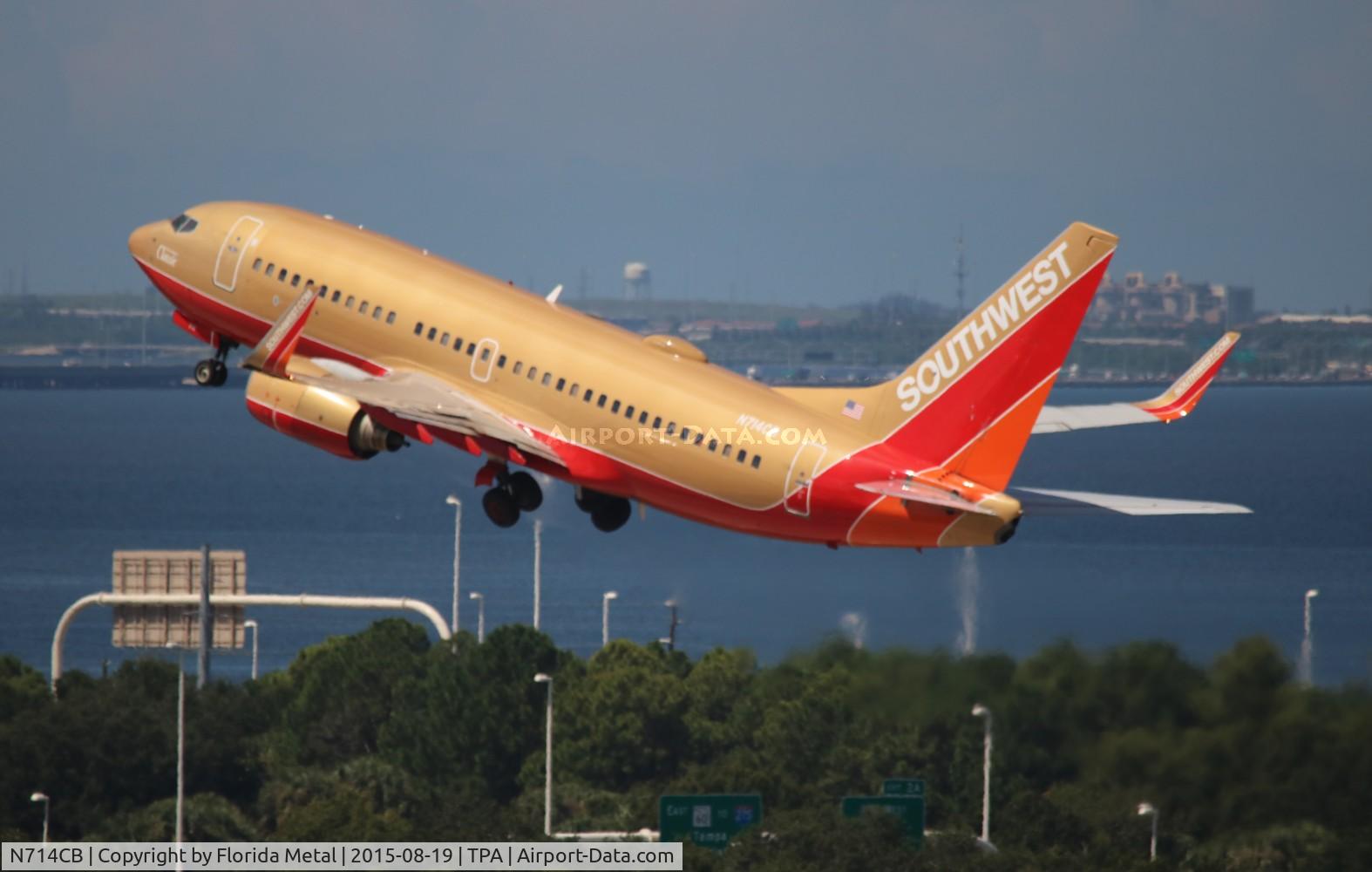 N714CB, 1998 Boeing 737-7H4 C/N 27848, Southwest