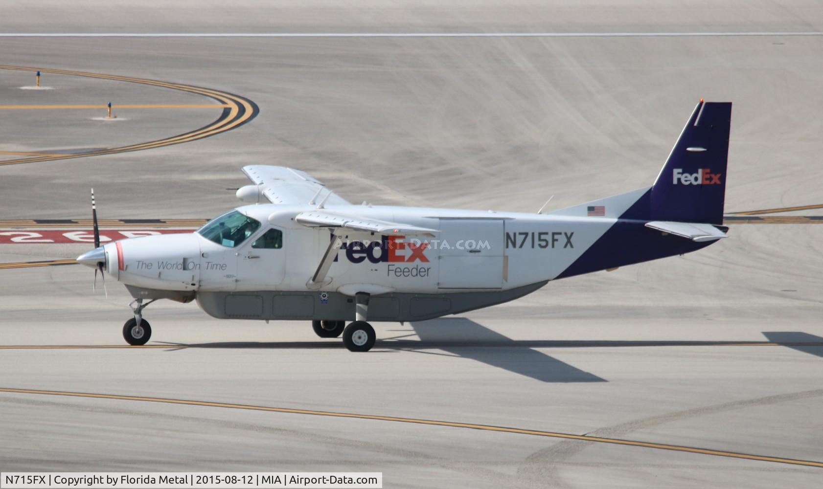 N715FX, 1995 Cessna 208B Super Cargomaster C/N 208B0440, Fed Ex