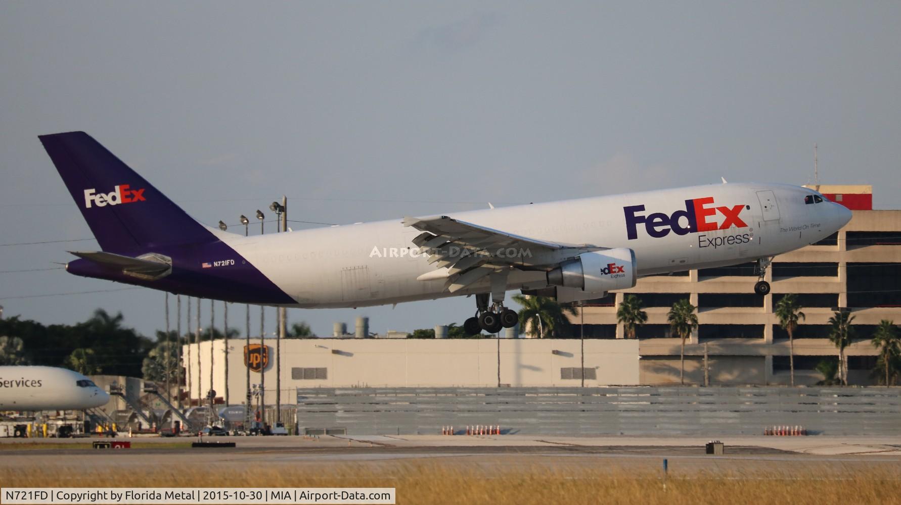 N721FD, 1988 Airbus A300B4-622R C/N 477, Fed Ex