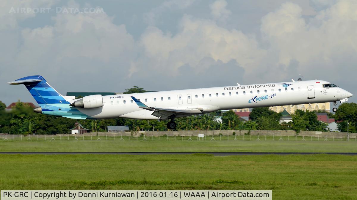 PK-GRC, 2012 Bombardier CRJ-1000ER NG (CL-600-2E25) C/N 19026, GA695 JOG-UPG
