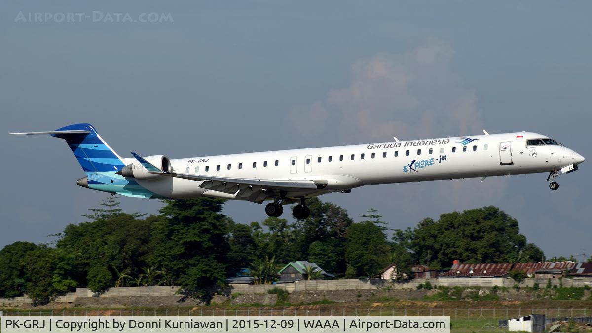 PK-GRJ, 2013 Bombardier CRJ-1000 (CL-600-2E25) C/N 19032, -._._.-