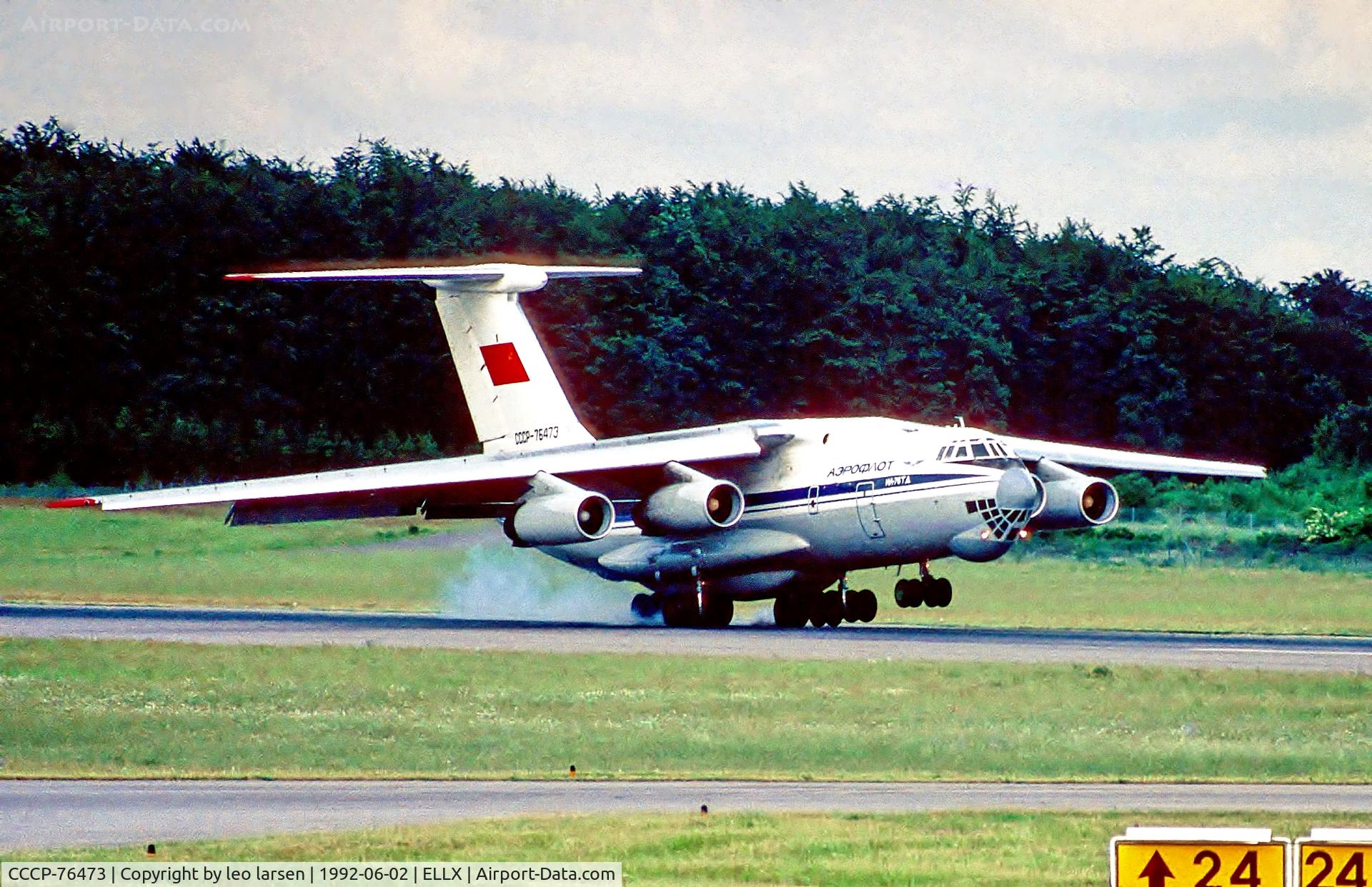 CCCP-76473, 1983 Ilyushin IL-76TD C/N 00334 48404, Luxenbourg 2.6.92