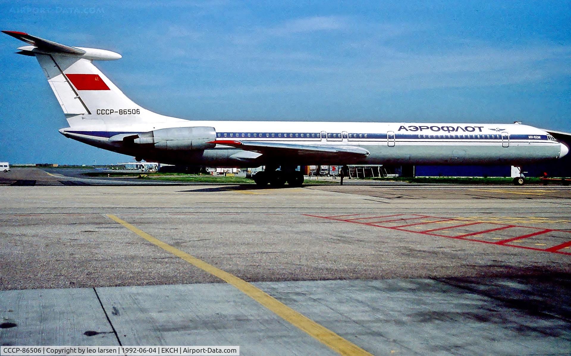 CCCP-86506, 1980 Ilyushin Il-62M C/N 1035324, Copenhagen 4.6.92