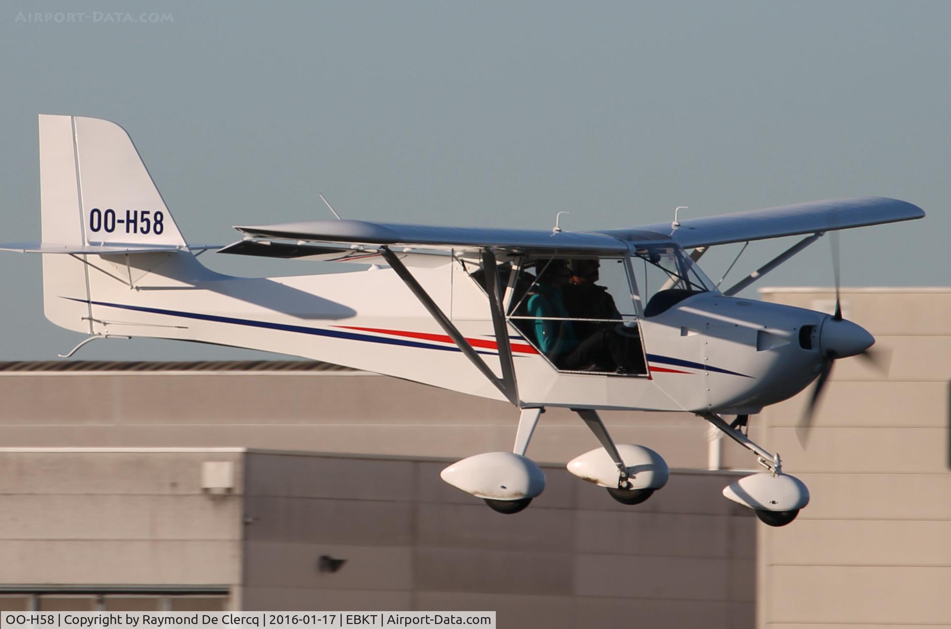 OO-H58, 2015 Aeropro Eurofox C/N 47315, Landing at Wevelgem.