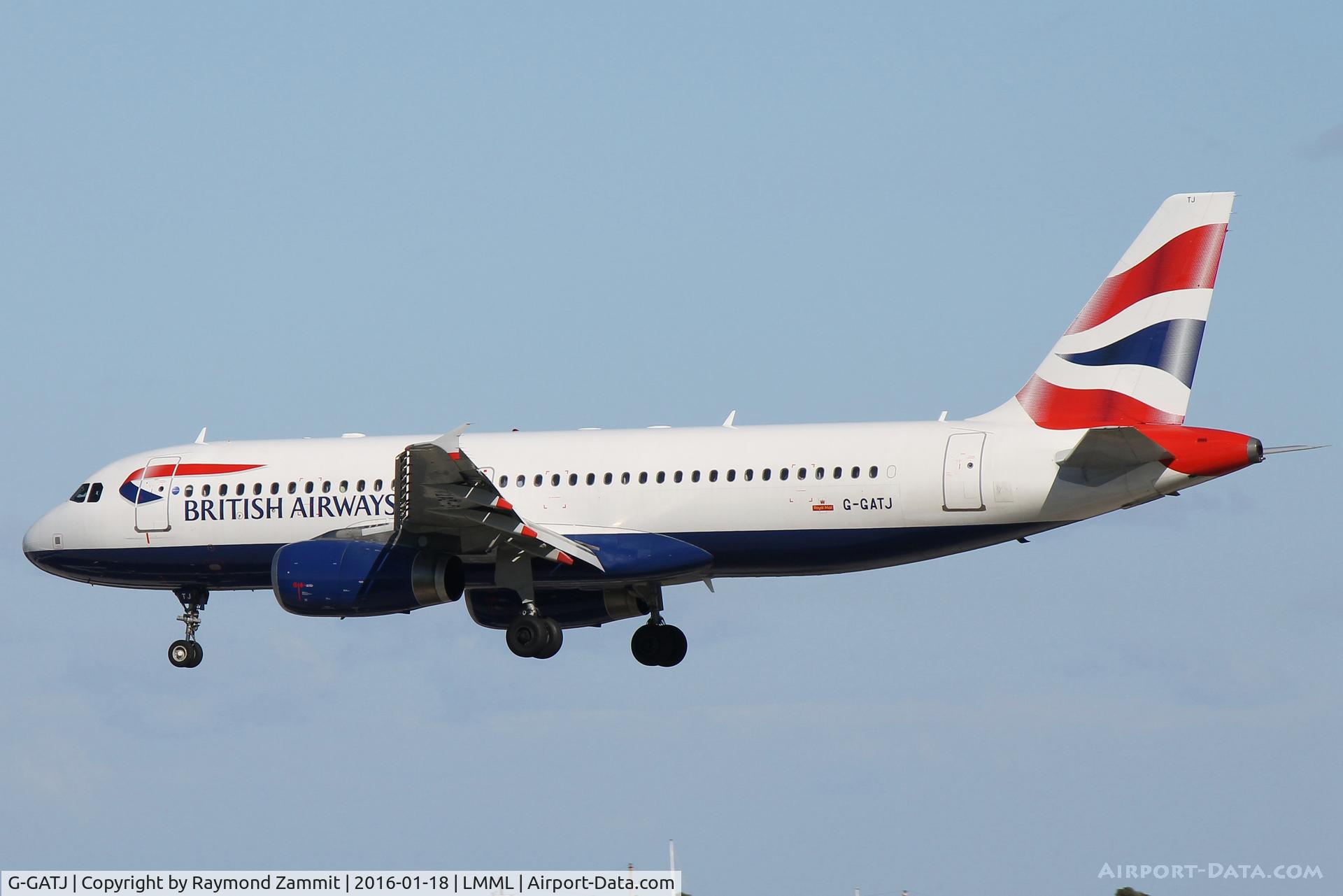G-GATJ, 2001 Airbus A320-233 C/N 1509, A320 G-GATJ British Airways